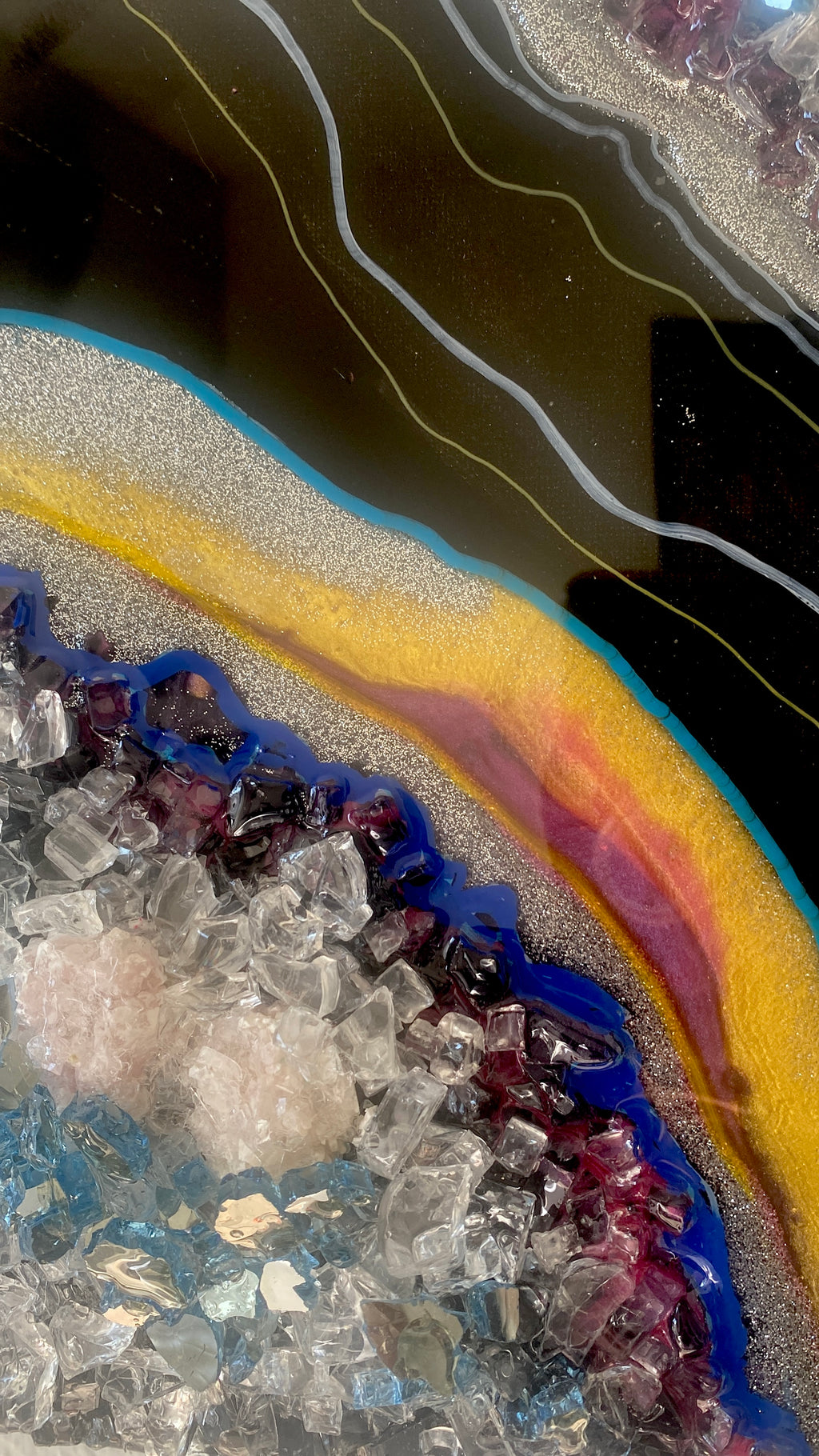 Geode Wall Art On Canvas