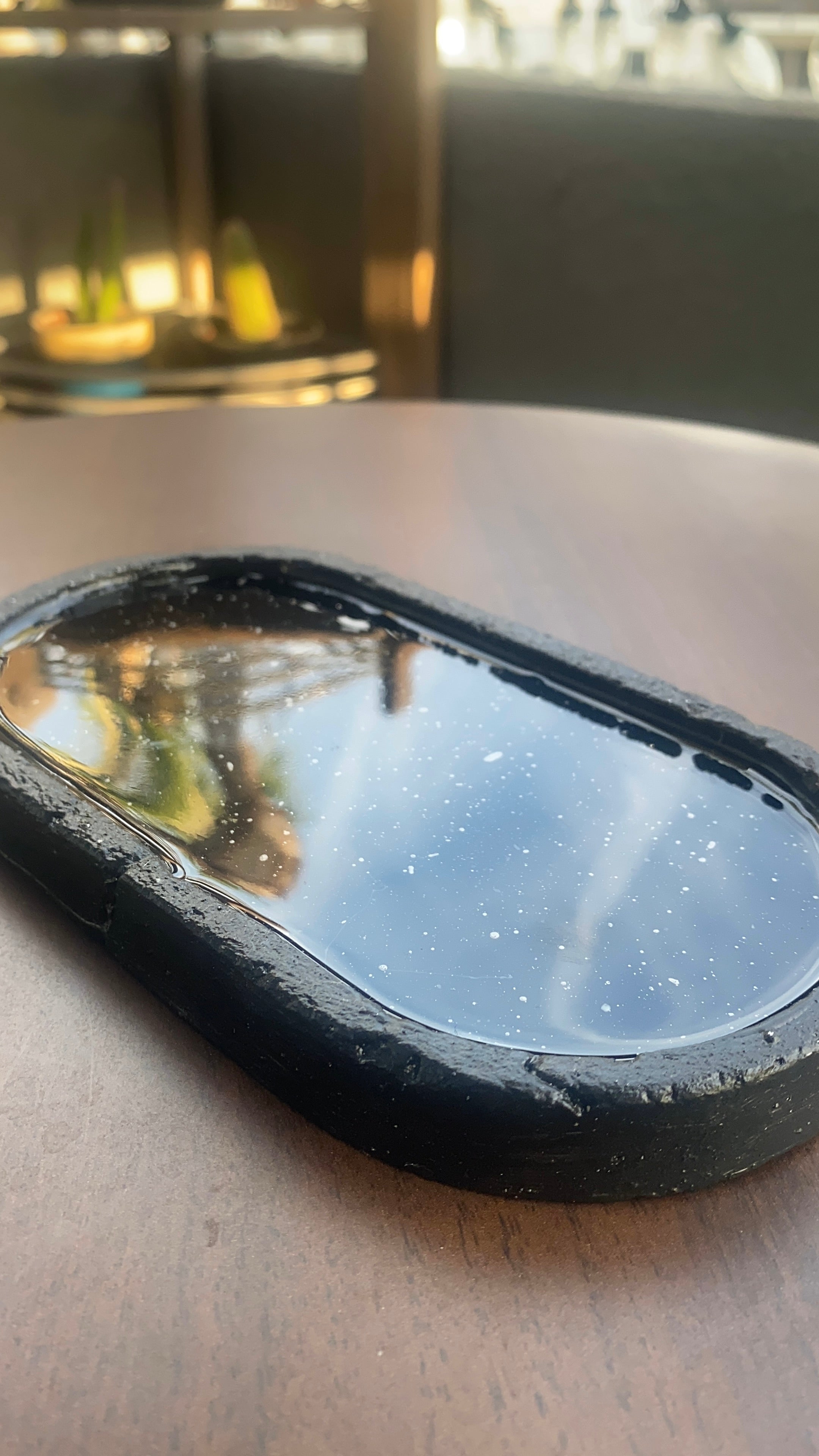 Handcrafted Cement Trays/ Marble Designed/ Speckled Design